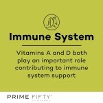 Prime Fifty Super Greens+ Effervescent Multivitamins Tablets