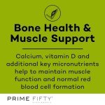 Prime Fifty Super Greens+ Effervescent Multivitamins Tablets
