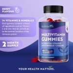 Vegan Multivitamin Gummies for Adults - 60 Count