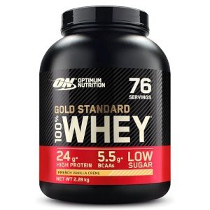 Optimum Nutrition Gold Standard 100% Whey Protein Powder - French Vanilla Creme