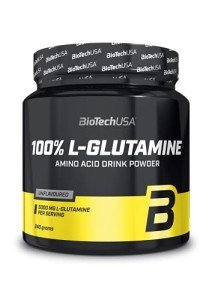 Biotech 1g L-Glutamine Supplement, 240g