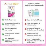Active Iron Women's Multivitamin & Iron Capsules 30ct