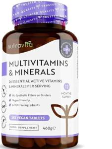 Vegan Multivitamins - 365 Tablets for All