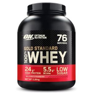 Gold Standard 100% Whey: Muscle-Building Protein - Delicious Strawberry