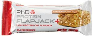 PhD Nutrition Protein Flapjack+, Peanut Butter - 12 Bars