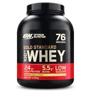 Optimum Nutrition Gold Standard 100% Whey Protein Powder - French Vanilla Creme