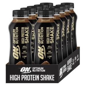 Optimum Nutrition Chocolate High Protein Shake Bottles