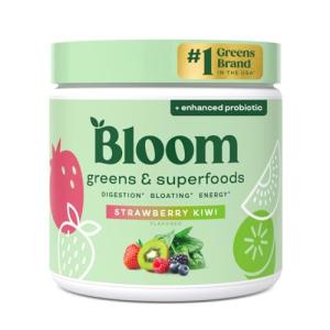 Bloom Nutrition Super Greens Powder - Strawberry Kiwi