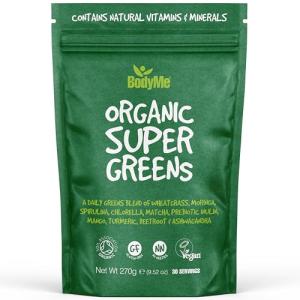 Organic Vegan Greens Powder - Superfood Blend (270g)