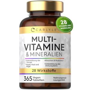Carlyle Vegan Multivitamin Tablets for All 365 Count