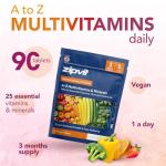 Vegan A-Z Multivitamin Tablets for Men and Women