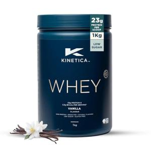 Kinetica Vanilla Whey Protein - 23g Protein per Serve
