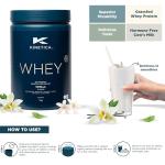 Kinetica Vanilla Whey Protein - 23g Protein per Serve