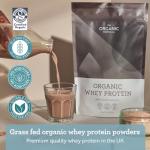 Chocolate Organic Whey Protein Powder – 400g