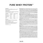 Bulk Pure Whey Protein Powder - Chocolate 1kg