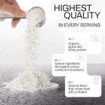 Organic Cocoa Whey Protein Powder - 1000g