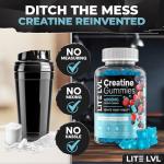 Creatine Monohydrate Gummies - 4000mg Mixed Berry