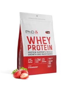 PhD Nutrition Strawberry Whey Powder 500g - 25g Protein