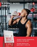 PhD Nutrition Strawberry Whey Powder 500g - 25g Protein