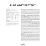Blond Chocolate Whey Protein Powder with BCAAs