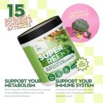 Nature Super Greens Powder - 15 Superfoods for Energy