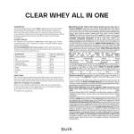Bulk Clear Whey Protein Shake - Strawberry Lime