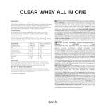 Bulk Clear Whey Protein Shake with Creatine, Passion Fruit