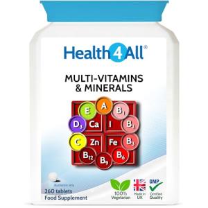 Health4All Daily Multivitamins & Minerals 360 Tablets