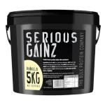 SERIOUS GAINZ Whey Protein Powder - Vanilla 5kg