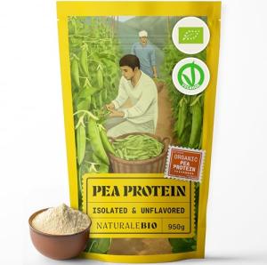 NaturaleBio Organic Pea Protein Powder - 950g