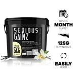 SERIOUS GAINZ Whey Protein Powder - Vanilla 5kg