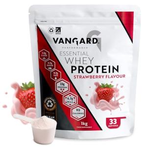 Vangard Essential Whey Protein - Strawberry, 1kg