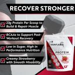 Vangard Essential Whey Protein - Strawberry, 1kg