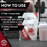 Vangard Essential Whey Protein - Strawberry, 1kg