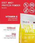 PhD Nutrition Diet Whey Protein Powder - Banana 1kg