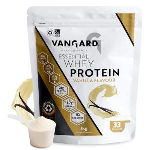 Vangard Essential Whey Protein Powder - Vanilla 1kg