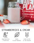 Vegan Protein Powder - Strawberry Cream - 500g
