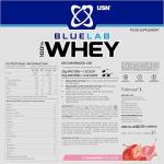 USN Blue Lab Whey Protein Powder - Strawberry 908g