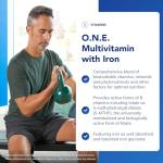 O.N.E. Multivitamin with Iron - 60 Capsules
