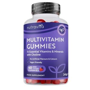Vegan Multivitamin Gummies for Adults - 60 Count