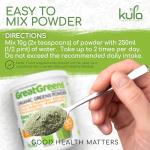 GreatGreens Organic Super Greens Powder - 300g Blend