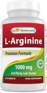 Promotes Nitric Oxide Synthesis - L-Arginine 1000mg