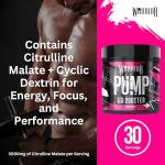Warrior Extreme Pump Pre Workout for Bodybuilding, Bubblegum