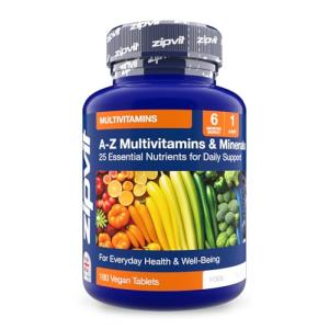 Zipvit A-Z Vegan Multivitamins & Minerals - 180 Tablets