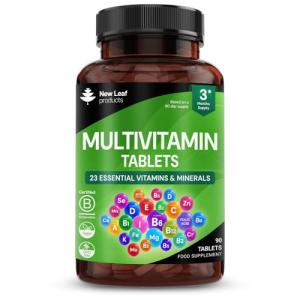 High Strength Vegan Multivitamin Tablets for Active Adults