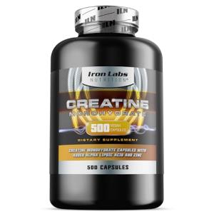 Iron Labs Creatine Capsules - 4,200mg, 500 Count
