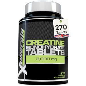 Creatine Monohydrate Tablets - Energy Supplement, Vegan