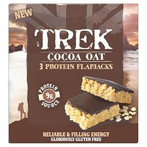TREK Cocoa Oat High Protein Flapjack - Plant Based