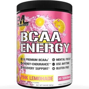 Evlution Nutrition BCAA Energy - Pink Lemonade 30 Serves