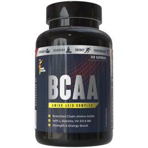 High Strength BCAA Capsules 3000mg - 120 Count